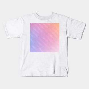 gradient wave pattern Kids T-Shirt